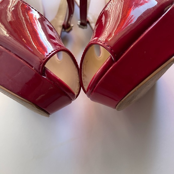 Enzo Angiolini Shaylin Red Patent 5” Stiletto Heel 9.5M - Picture 10 of 10